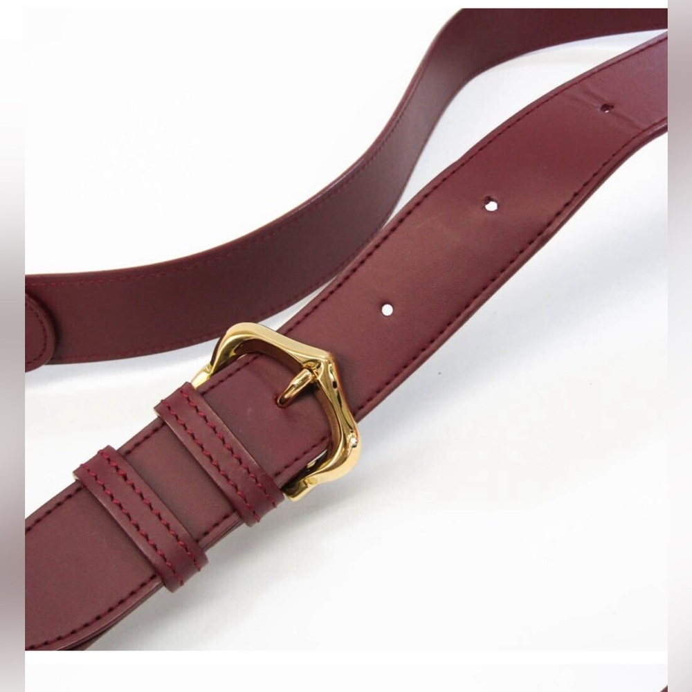 Authentic Cartier Must Women's Leather Shoulder Bag Bordeaux - Picture 5 of 16
